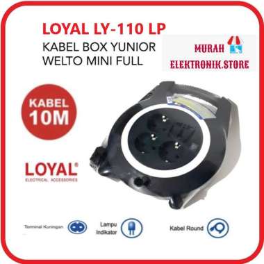 Loyal Ly-110 LP Welto Kabel Roll - Hitam 10M