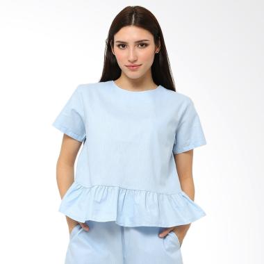 Madeleine Tracy Set Baju Wanita - Light Blue Madeleine Tracy Set Baju Wanita - Light Blue