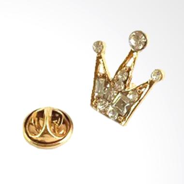 Houseofcuff Golden King Collar Bar Best Man Jas Wedding Lapel Pin - Gold Gold