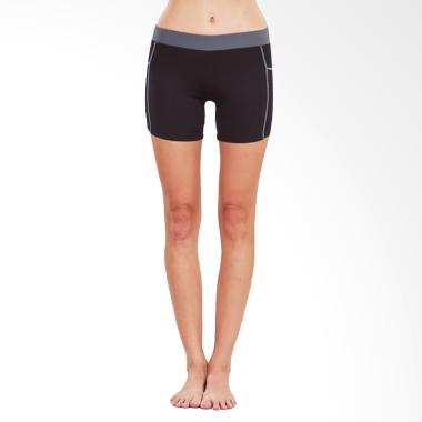 LEE VIERRA Boogie Skinny Short Pants Celana Olahraga Wanita - Black