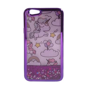 OEM Water Glitter Aquarium Motif Pe ... ing for OPPO F1S - Purple