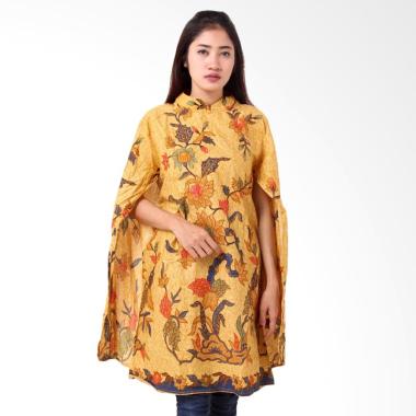 Batik Distro BA8814 Tunik Kaftan Blus Wanita - Kuning