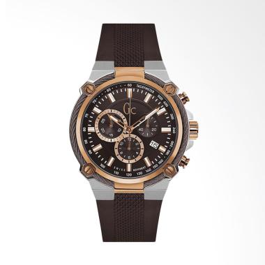 Guess Collection Cable Force Jam Tangan Pria - Brown [GC Y24004G4] Brown