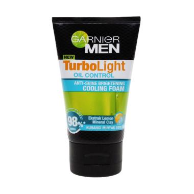 Garnier Men Turbolight Oil Control Foam Sabun ...