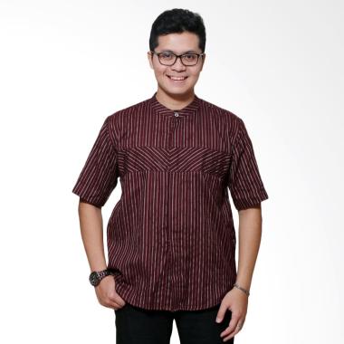 Zaen Newan Gazali New Baju Koko Pria - Brown