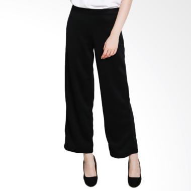 Yoorafashion JP247 Afwindo Premium Long Cullotes Celana Wanita - Black