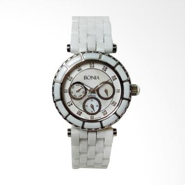 Bonia BN863 Jam Tangan Wanita - White Silver
