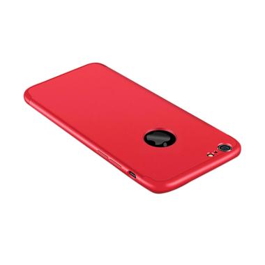iPhone 6 Plus/6s Plus Full Cover Armor Baby Skin Hard Case - Merah