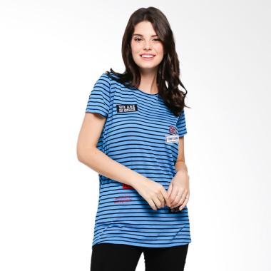 3 Second Ladies 5901 159011822 T-Shirt Wanita - Blue