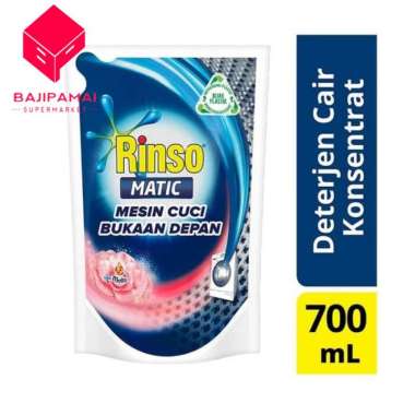 Promo Harga Rinso Detergent Matic Liquid Front Load + Molto 700 ml - Blibli