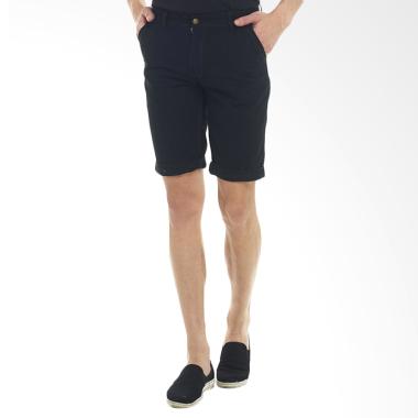 2Nd RED Twill Celana Pendek Pria - Black [151707]