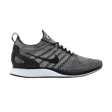 NIKE Air Zoom Mariah Flyknit Racer Sepatu Olahraga Pria - Black Grey [918264-003]