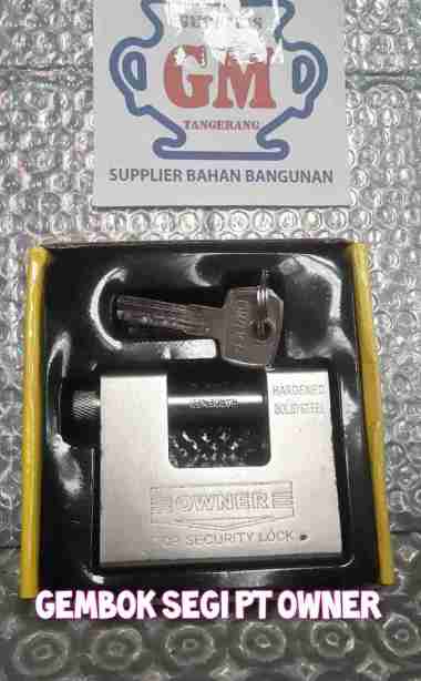 Gembok Segi / Gembok Kotak Kunci Samping Owner PT.84