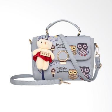 Sukasukaneka 22078SN Impor Tas Wanita - Grey