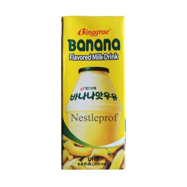 Binggrae Banana Milk 200ml bisa dibeli satuan atau per dus