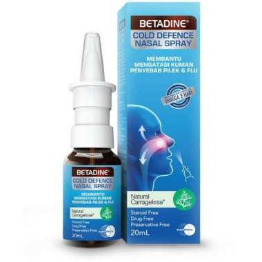 1902 Betadine Cold Defence nasal spray dewasa