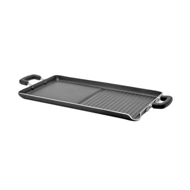 Maxim Grill Alat Memanggang Teflon Double Burner Grill and Griddle -