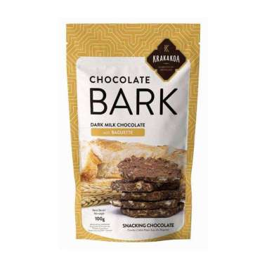 KRAKAKOA Chocolate Bark Dark Milk Chocolate with Baguette [100 g]
