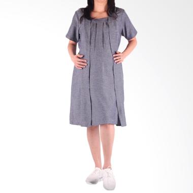 HMILL 1437 Baju Dress Hamil & Menyusui - Grey