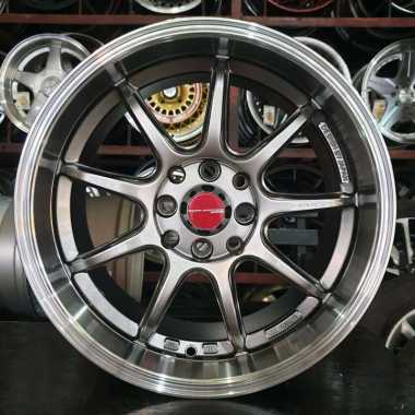 Velg R/Ring 16 R16 Work D9R 8&9" Yaris Jazz Avanza Kijang Panther dll hyper grey