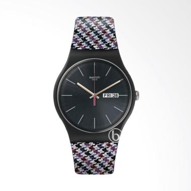 Promo Swatch Rosso Fuoco Chronograph Jam Tangan Pria - Red