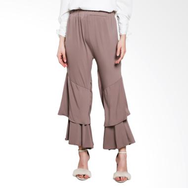 Imperial Tumpuk Pants Celana Muslim Wanita - Mocca