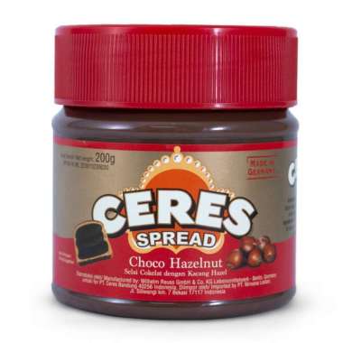 CERES SPREAD CHOCO HAZELNUT 200 GR