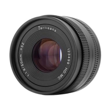 7artisans 50mm F1,8 for Sony E-Mount Lensa Kamera - Black