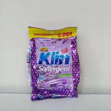 Promo Harga SO KLIN Softergent Purple Lavender 280 gr - Blibli