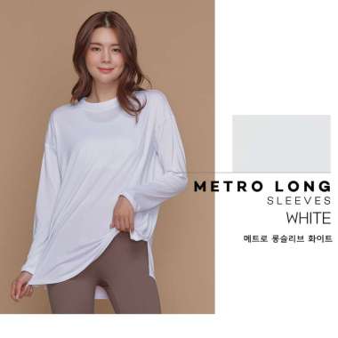 STL Metro W Long Sleeve STLLS16| Baju Olahraga Wanita S Bright White