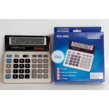 Kalkulator 12 Digit Citizen SDC 868L Multicolor