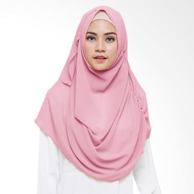 Cotton Bee 2 Faces Nurzahra Jilbab Instan - Dusty Pink