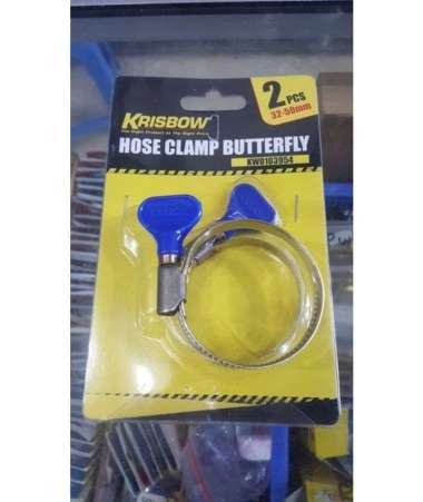 Original 2pc Krisbow Stainless Klem Kupu Karbu 24 26 28 30 32 34 36 38 MM 24mm 26mm 28mm 30mm 32mm 3