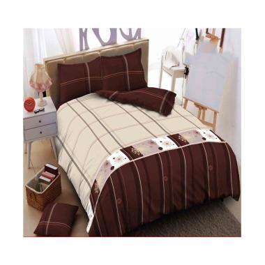 Kintakun Dluxe Logan Set Sprei - Cream Brown
