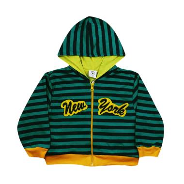 MacBear Stripe New York Hoodie Jaket Anak