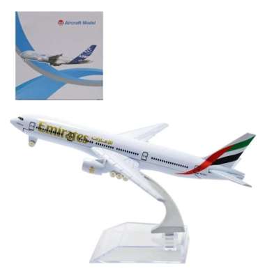 Diecast Pesawat terbang Emirates Boeing 777 B777-300ER Aircraft