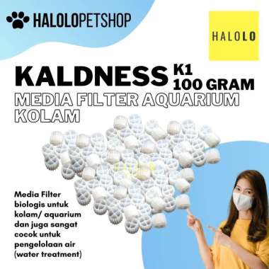 Kaldness Kaldnes K1 Media Filter Aquarium Kolam 1 KG