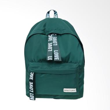 Lansdeal Girls Boys Letter Backpack Wanita - Green