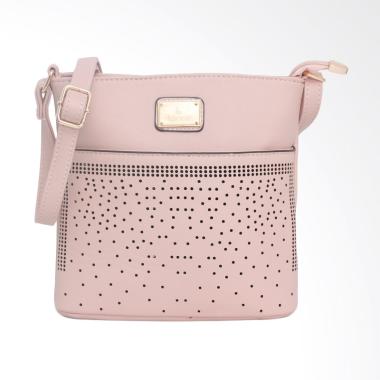 Lorica by Elizabeth Yanina Sling Bag Wanita - Merah Muda