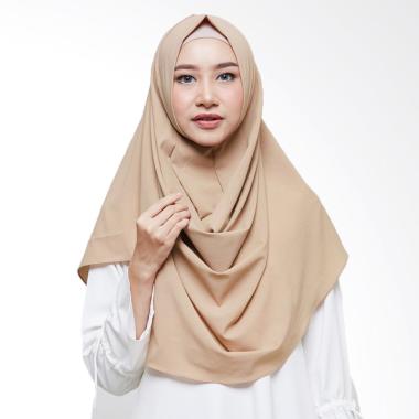 Cotton Bee Azrina Pashmina Instan - Latte