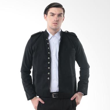 Alphawear Stylish Fashionable Blazer Jacket Pria - Hitam