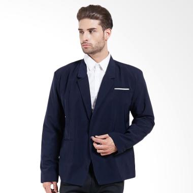 Alphawear Blazer Pria - Navy Blue