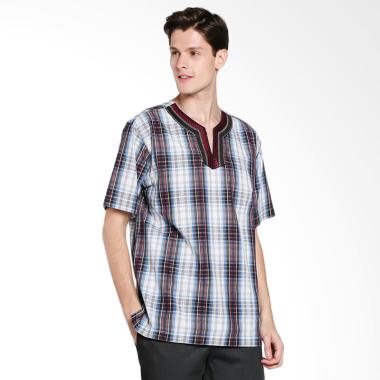 Al Mustika Blue Spell Baju Koko Pria - Blue