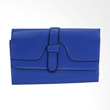 Shine Accessories WB1172 Blu Kulit Polos Belt ELT S.42 Dompet Wanita
