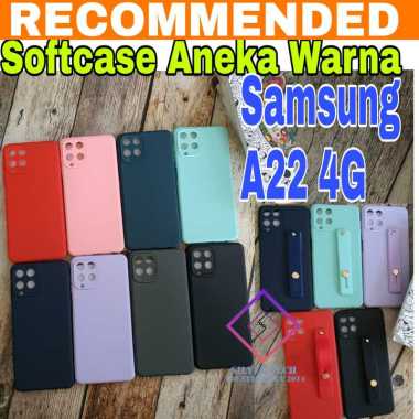 Silvertech Candy Macaron Samsung A22 4G Softcase aneka Warna dan Model, Kesing A22 4G Silikon Samsun