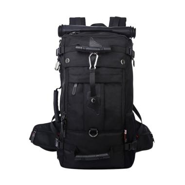 Kaka 2070 Backpack Rucksack Hiking Travel Bag - Black [40 L/ Original]