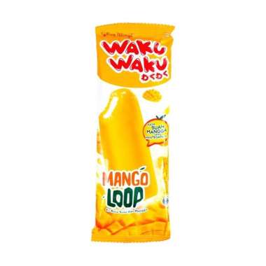 Glico Wings Waku Waku Mango Loop Es Krim [55 mL]