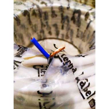 ETERNA Kabel NYMHY 2x1.5 Serabut Putih 2x1,5