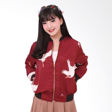 LEMONE SWE100031 Tumblr Premium Jaket Bomber Wanita