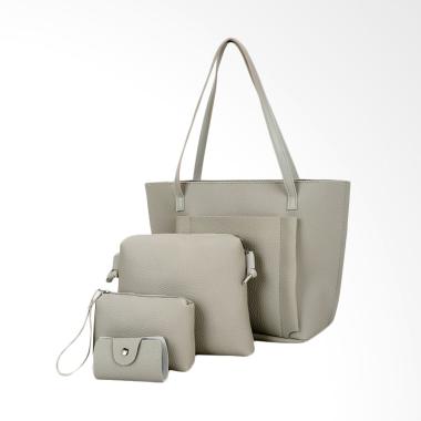 KarnaKamu Fashion 4in1 Set Tas Wanita - Grey